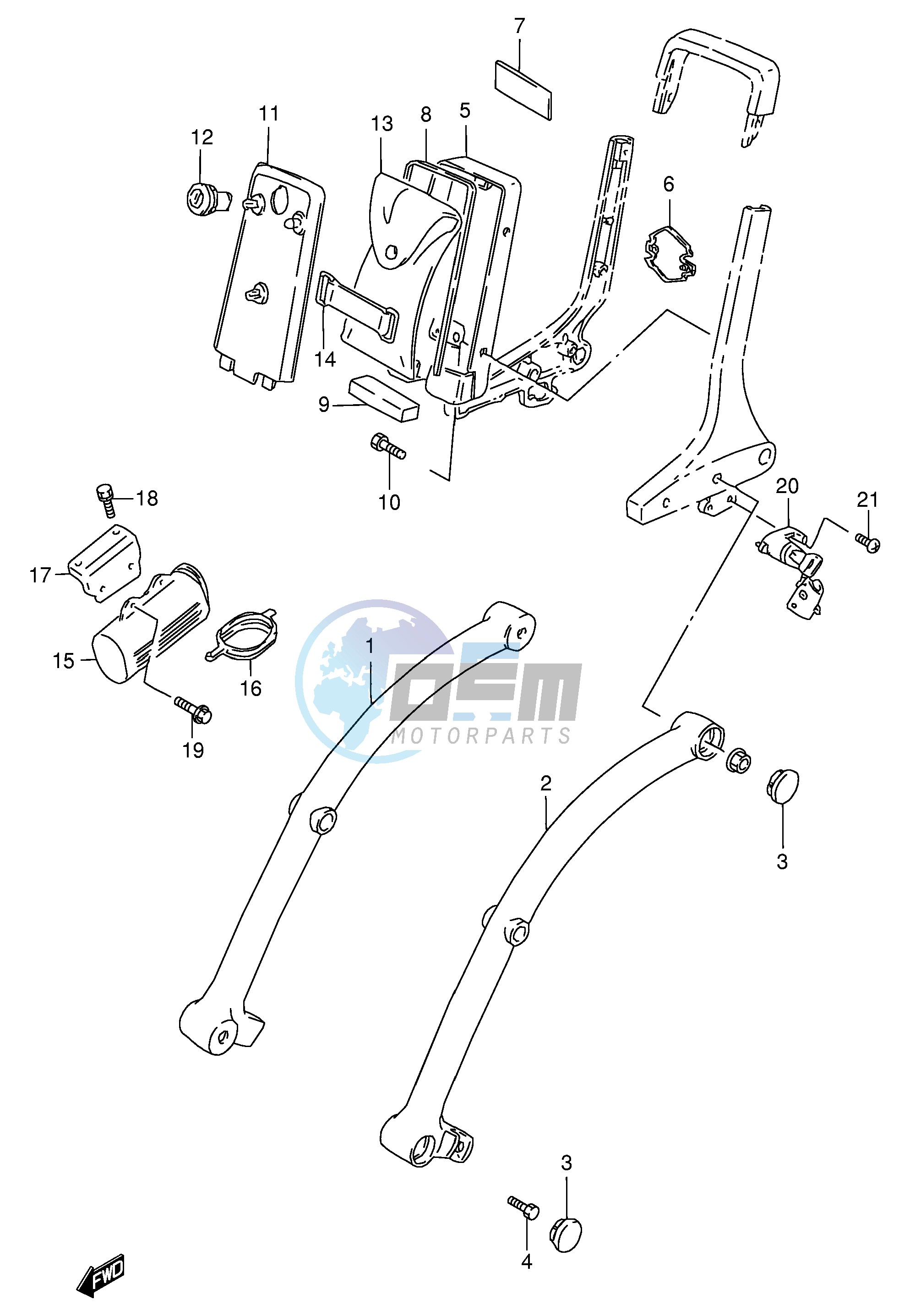 PILLION RIDER HANDLE (MODEL S)