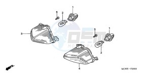 VFR8009 Ireland - (EK / MME) drawing WINKER