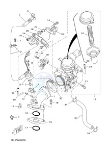 YP250R X-MAX 250 (2DL8 2DL8 2DL8 2DL8) drawing INTAKE