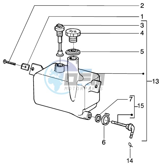 Oil mix tank