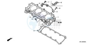 CBR1000RRA Korea - (KO) drawing CYLINDER