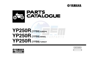 YP250R X-MAX 250 X-MAX 250 (1YS9 1YS9 1YS9) drawing .1-Front-Page