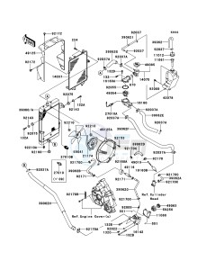 KFX700 KSV700A9F EU drawing Radiator