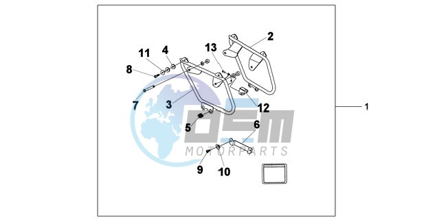 SADDLEBAG MOUNT B