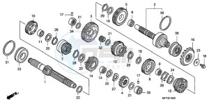 CB1300SA9 Australia - (U / ABS BCT MME TWO) drawing TRANSMISSION