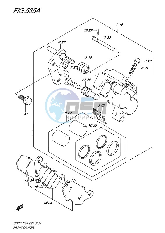 FRONT CALIPER