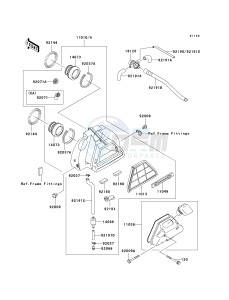 EN 500 C [VULCAN 500 LTD] (C6-C9) [VULCAN 500 LTD] drawing AIR CLEANER