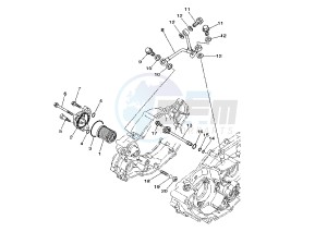 YZ F 250 drawing OIL CLEANER