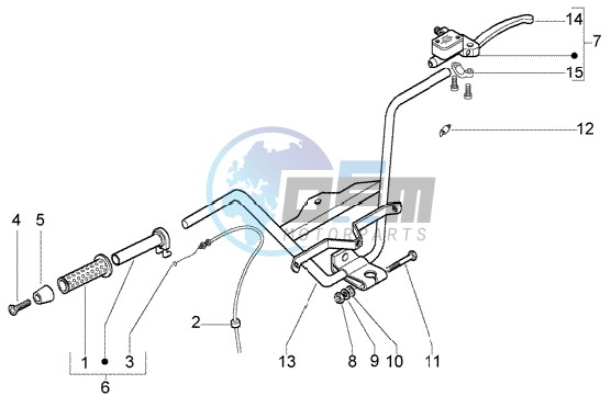 Handlebar - Brake Pump