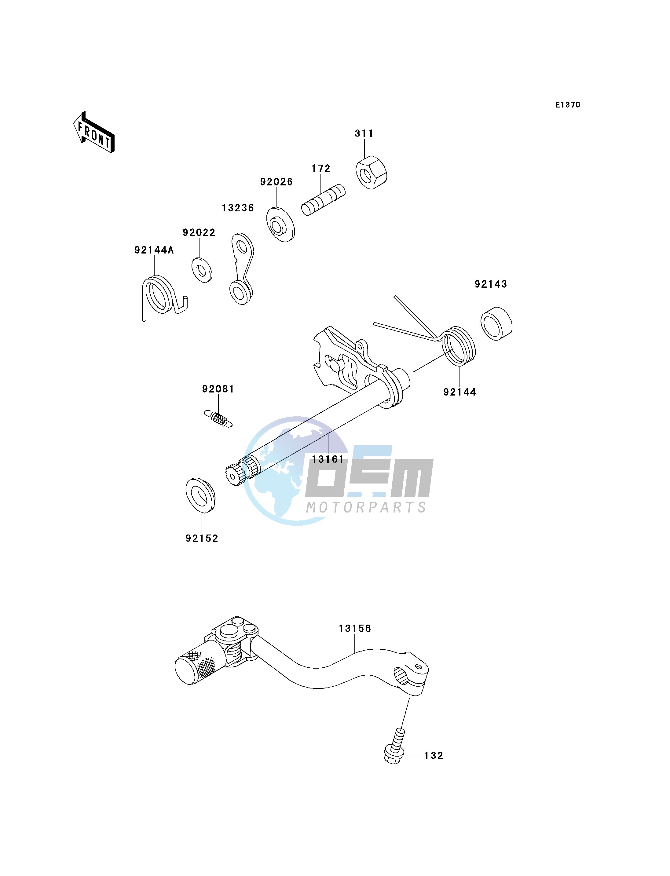 GEAR CHANGE MECHANISM