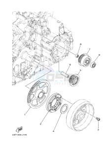 XT1200Z (2BS1 2BS2) drawing STARTER CLUTCH