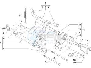 Runner 125 VX 4t Race e3 drawing Swinging arm