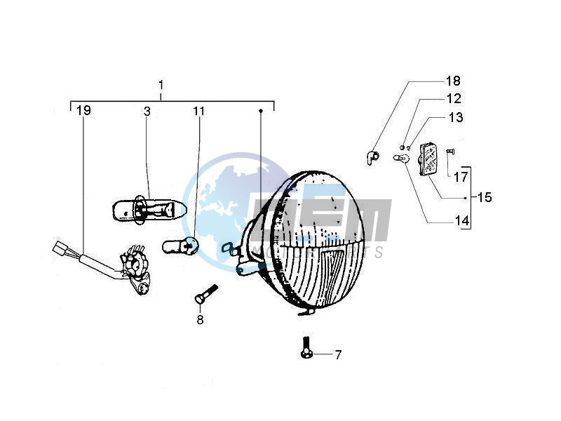 Head lights - Turn signal lamps