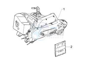 Liberty 50 2t moc drawing Engine assembly