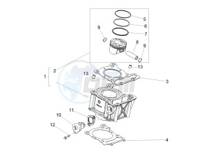 RX 125 E4 (APAC) drawing Cylinder - Piston