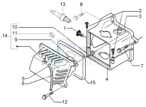 Liberty 50 4t RST ptt (F) France drawing Cylinder head cover