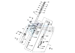 CS JOG R 50 drawing FRONT FORK