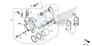 AFS110CSFF CB1000R 2ED - (2ED) drawing FRONT BRAKE CALIPER