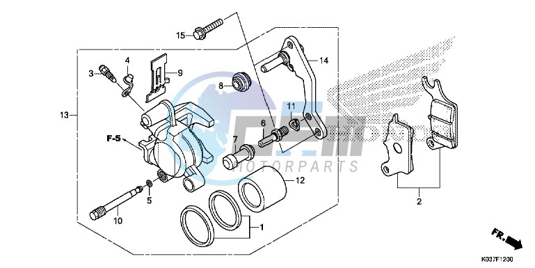 FRONT BRAKE CALIPER