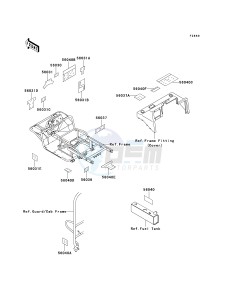 KAF 620 B [MULE 2520 TURF] (B1-B5) [MULE 2520 TURF] drawing LABELS