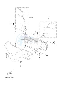 YN50FM NEO'S 4 (2CG6) drawing COWLING 1