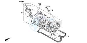 CBF600NA drawing CYLINDER HEAD COVER (CBF600S6/SA6/N6/NA6)