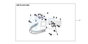 SRX50 drawing FR FENDER PIPE