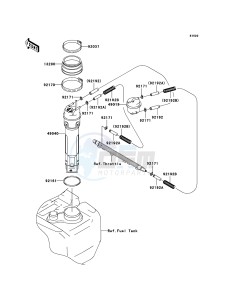 JET SKI STX-12F JT1200D7F FR drawing Fuel Pump