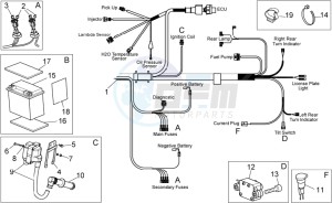 Scarabeo 125-200 ie Light drawing Electrical system II