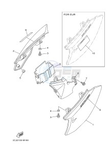 TT-R50 TT-R50E (2CJ6 2CJ7 2CJ8) drawing SIDE COVER