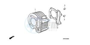 SCV100F9 Australia - (U) drawing CYLINDER