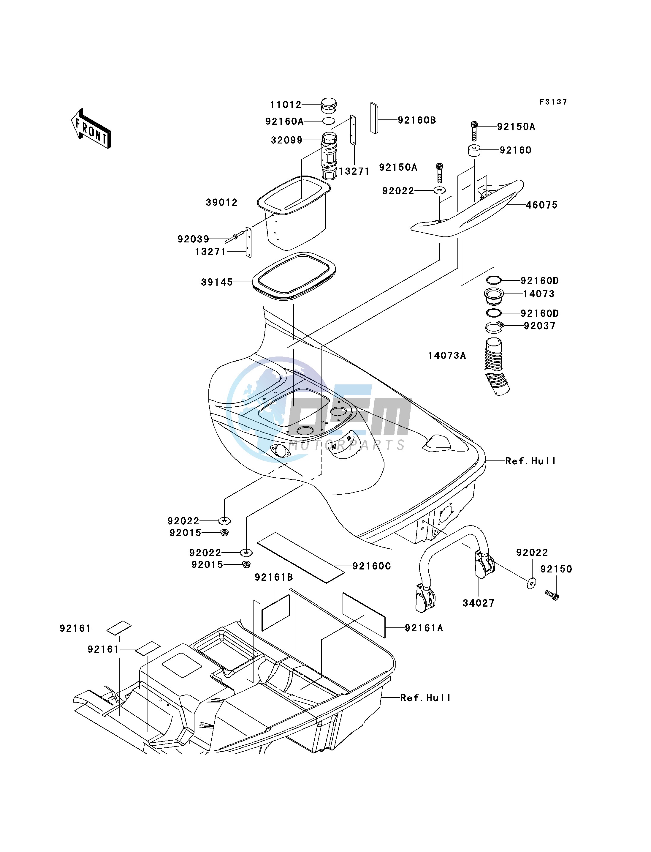 HULL REAR FITTINGS