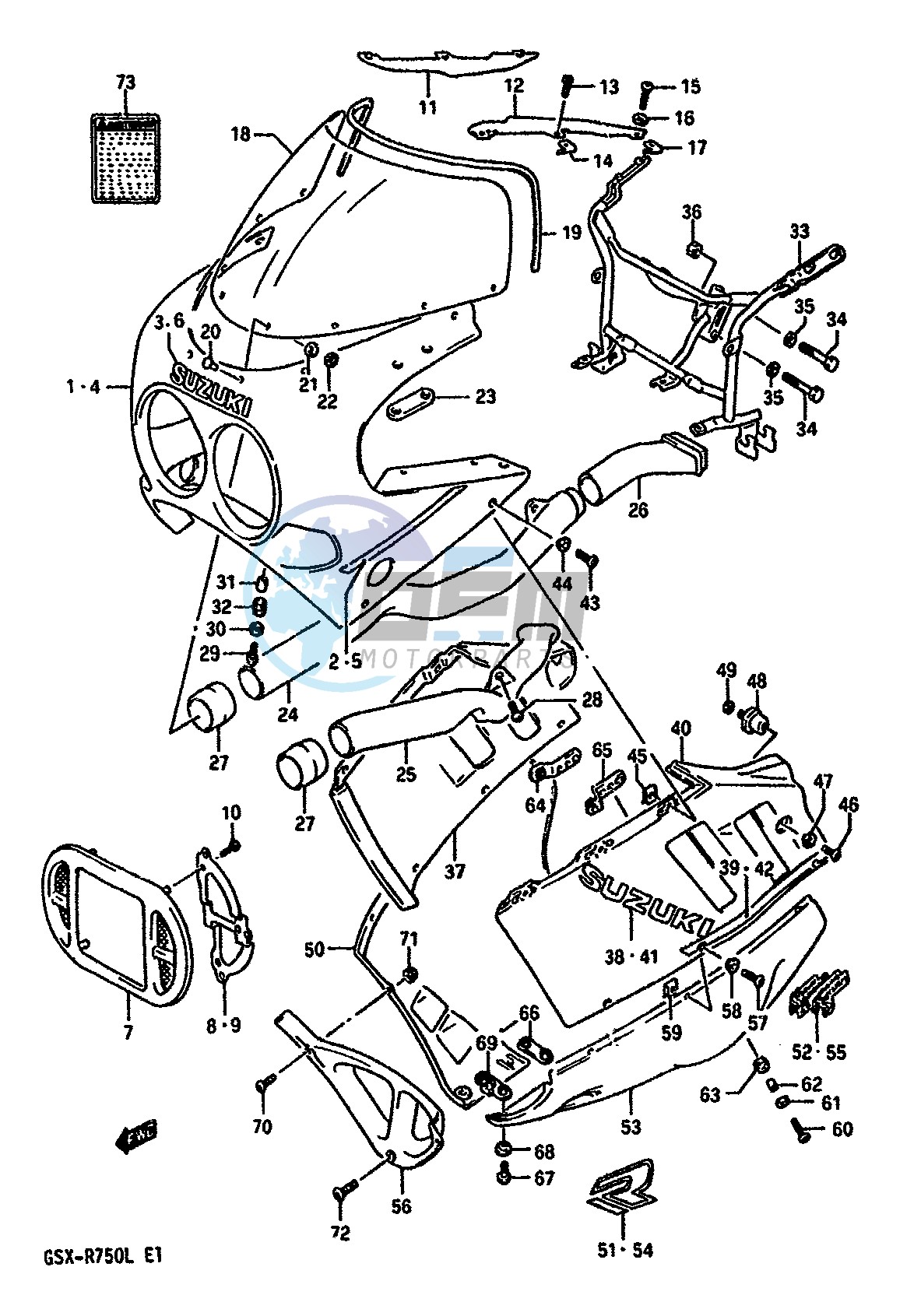 COWLING (MODEL J 9SR)