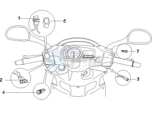 Runner 50 Pure Jet (UK) UK drawing Selectors - Switches - Buttons