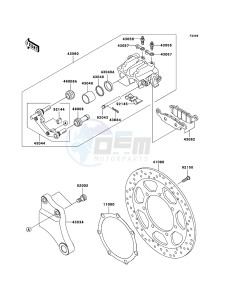 VN2000 CLASSIC VN2000H9F GB XX (EU ME A(FRICA) drawing Rear Brake