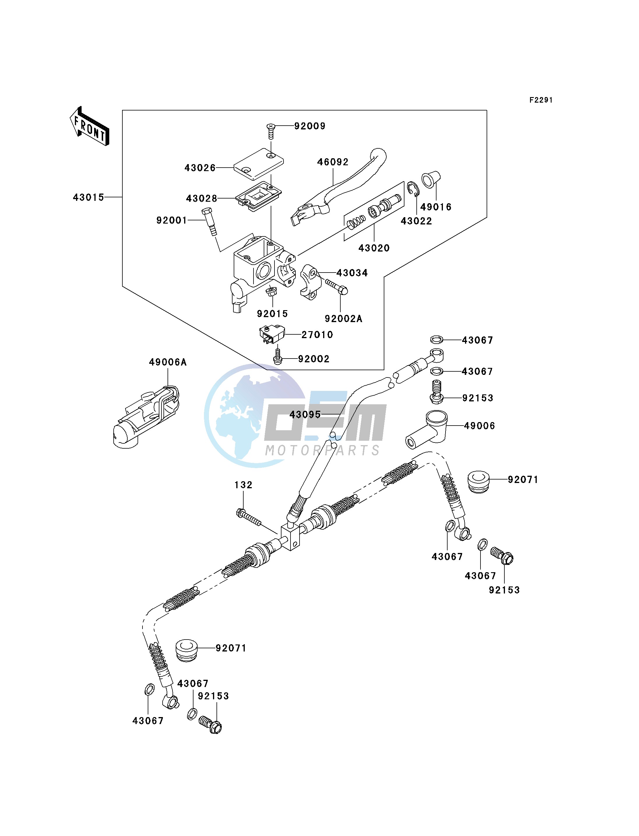 FRONT MASTER CYLINDER