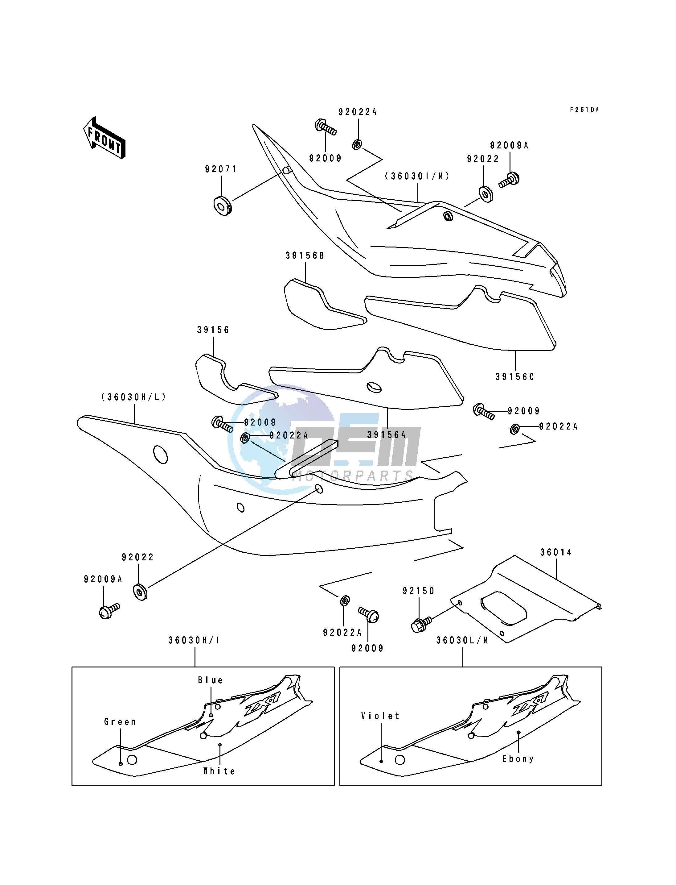 SIDE COVERS_CHAIN COVER-- ZX750-L2- -