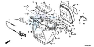 NC700XDC drawing LUGGAGE BOX