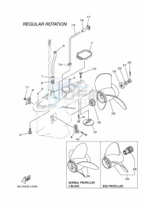 F250HET drawing PROPELLER-HOUSING-AND-TRANSMISSION-2