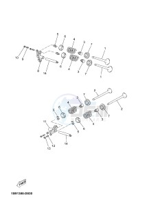 X-MAX125 XMAX 125 EVOLIS 125 (2ABB 2ABB) drawing VALVE