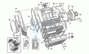 California 1100 drawing Crank-case