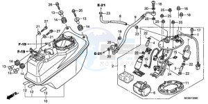 ST1300A9 ED / ABS MME drawing FUEL PUMP