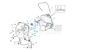 SONAR - 50 CC VTHLR1A1A 2T drawing FRONT GLOVE COMPARTIMENT