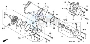 CB1000RC drawing WATER PUMP