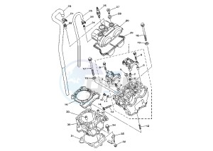 WR F 250 drawing CYLINDER HEAD