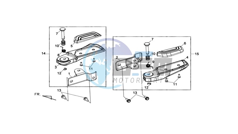 FOOTREST L / R