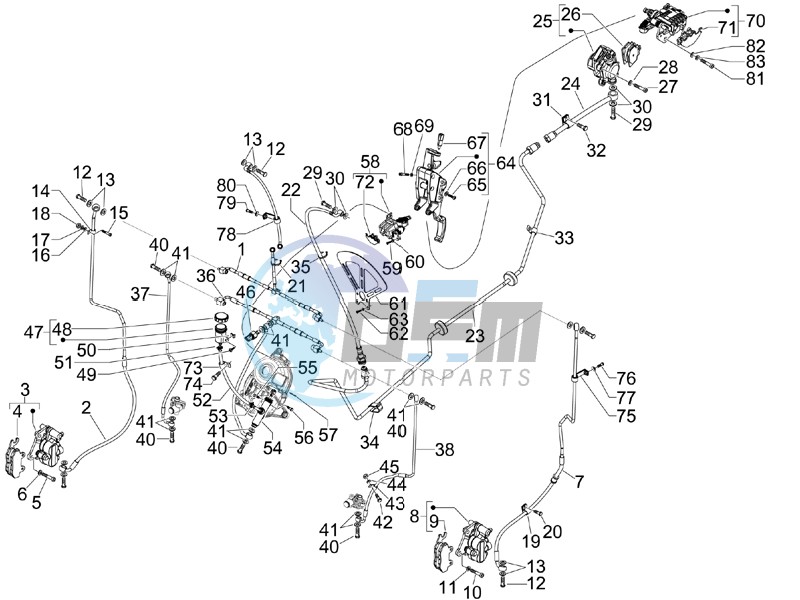 Brakes hose  - Calipers