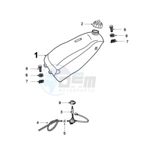 XPS SM EX drawing TANK AND FUEL PUMP