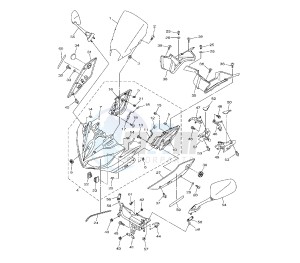 FZ8-S 800 drawing COWLING