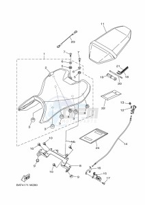 MT-07 MTN690 (BATX) drawing SEAT